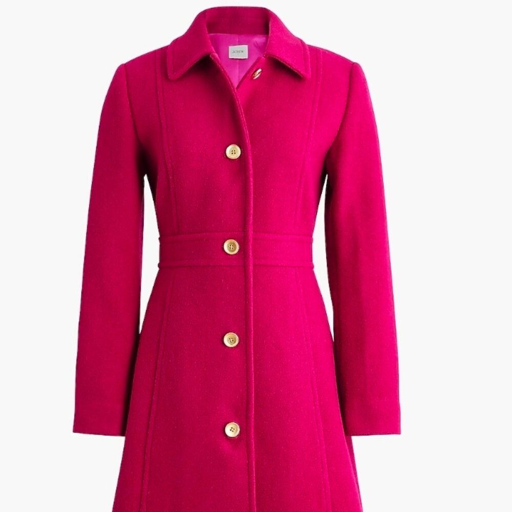 J crew lady day coat size 18 NWT